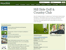 Tablet Screenshot of hillsidegolf.fi